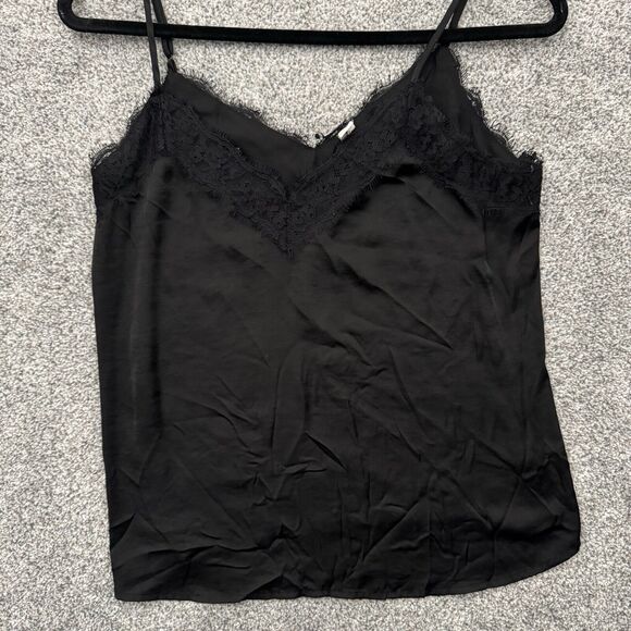 BP Camisole Top Size Medium Coquette Chic Satin Lace Fairy Grunge Romantic Goth - Picture 1 of 5